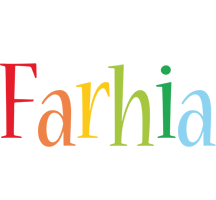 Farhia birthday logo