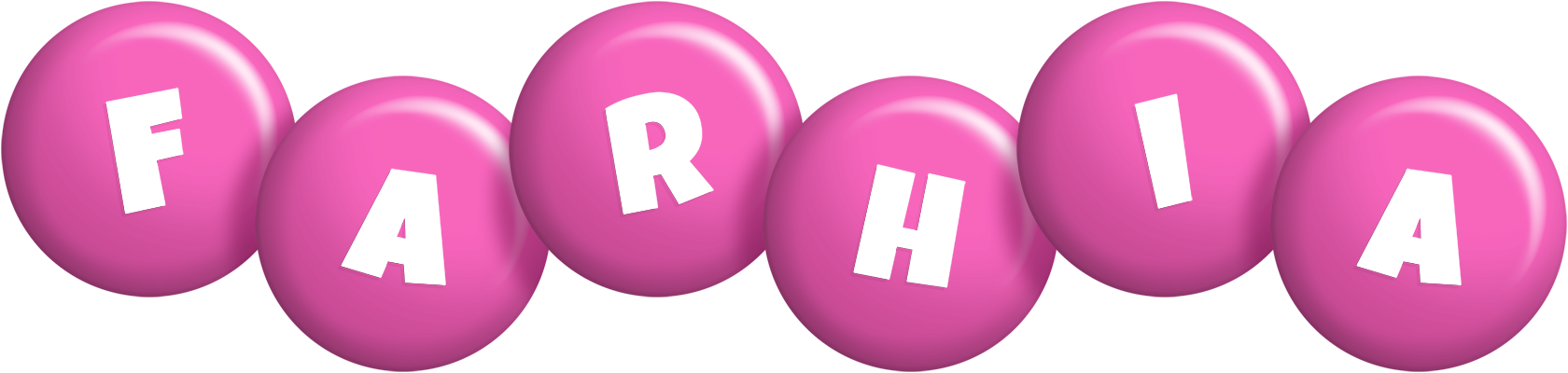 Farhia candy-pink logo