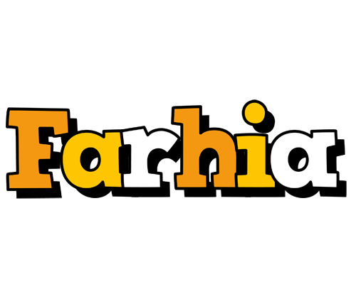 Farhia cartoon logo