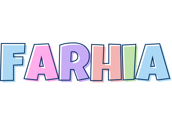 Farhia pastel logo