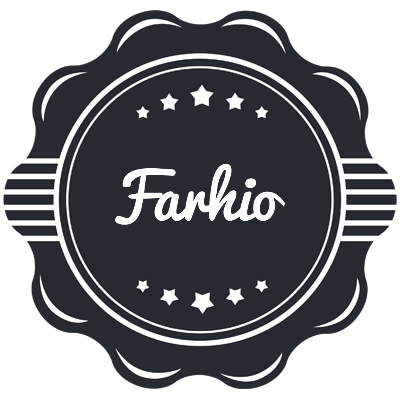Farhio badge logo