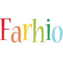 Farhio birthday logo