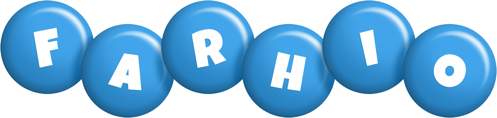 Farhio candy-blue logo