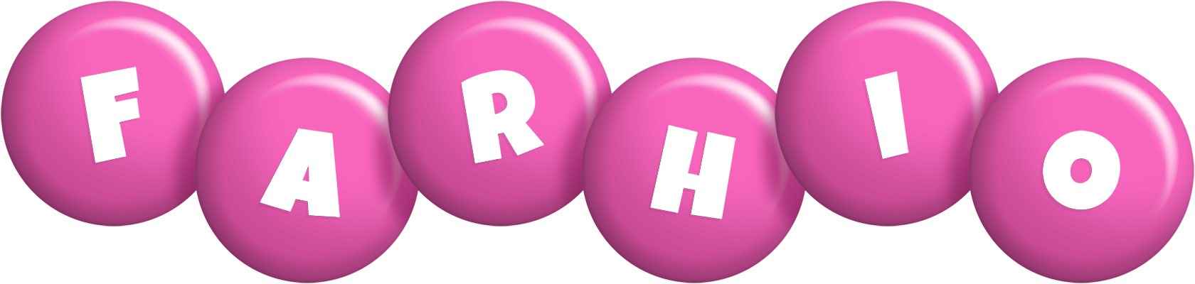 Farhio candy-pink logo