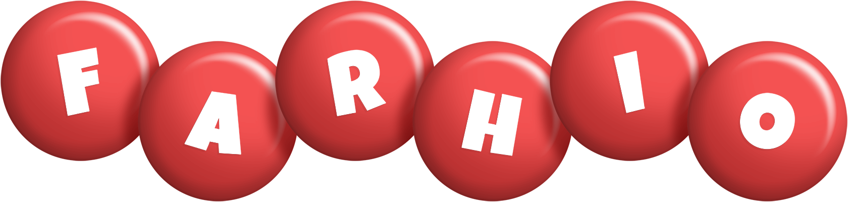 Farhio candy-red logo