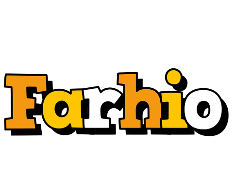 Farhio cartoon logo