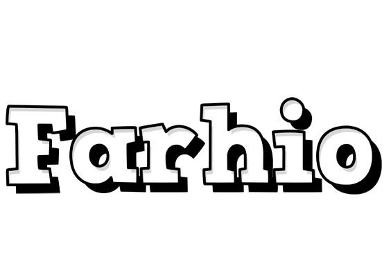 Farhio snowing logo