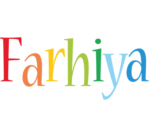 Farhiya birthday logo