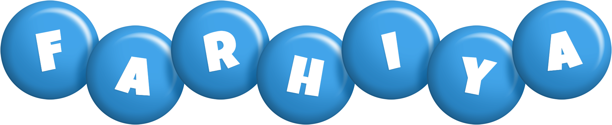 Farhiya candy-blue logo