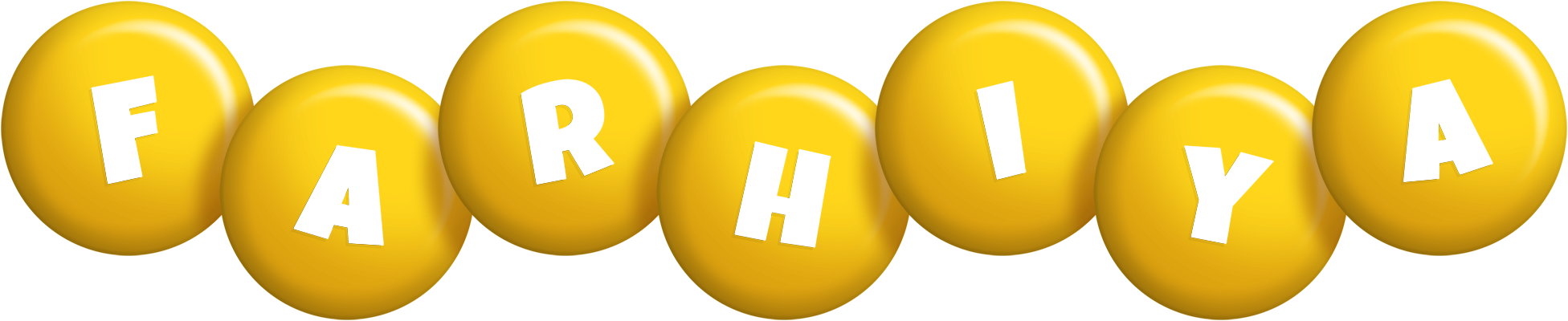 Farhiya candy-yellow logo