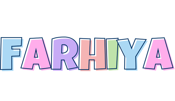 Farhiya pastel logo