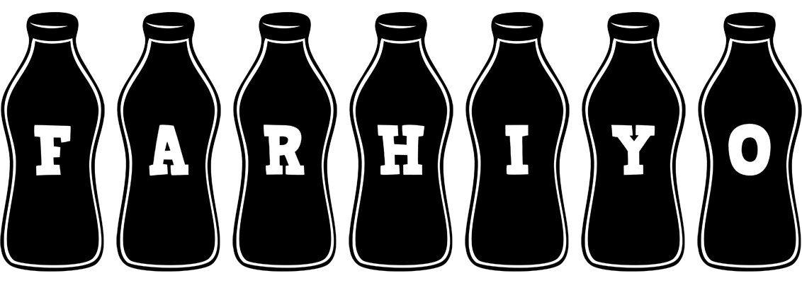 Farhiyo bottle logo