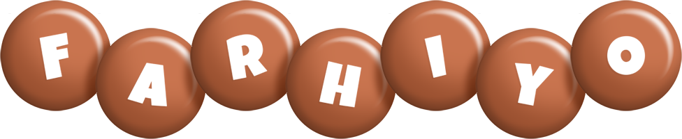 Farhiyo candy-brown logo