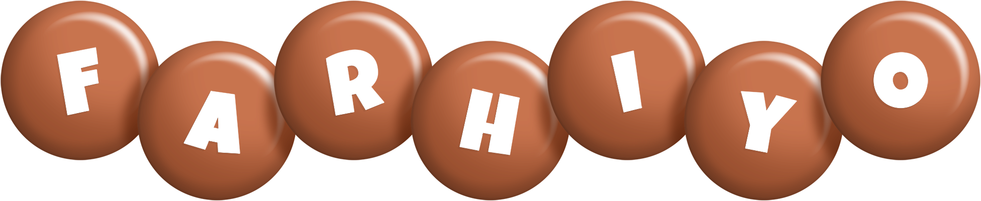 Farhiyo candy-brown logo