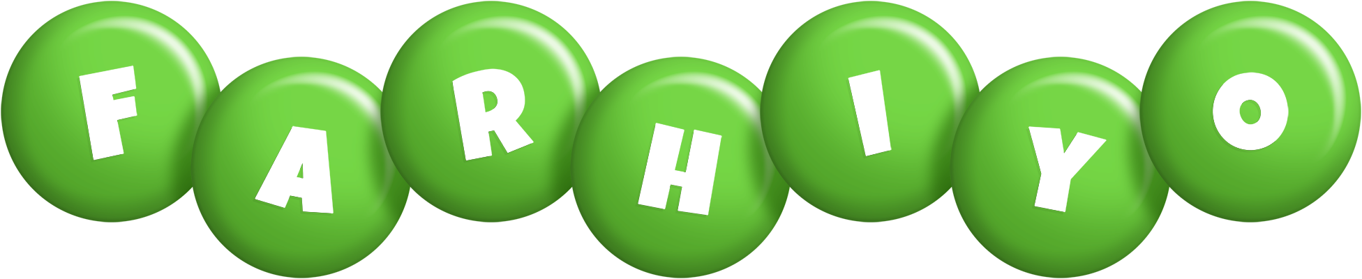 Farhiyo candy-green logo