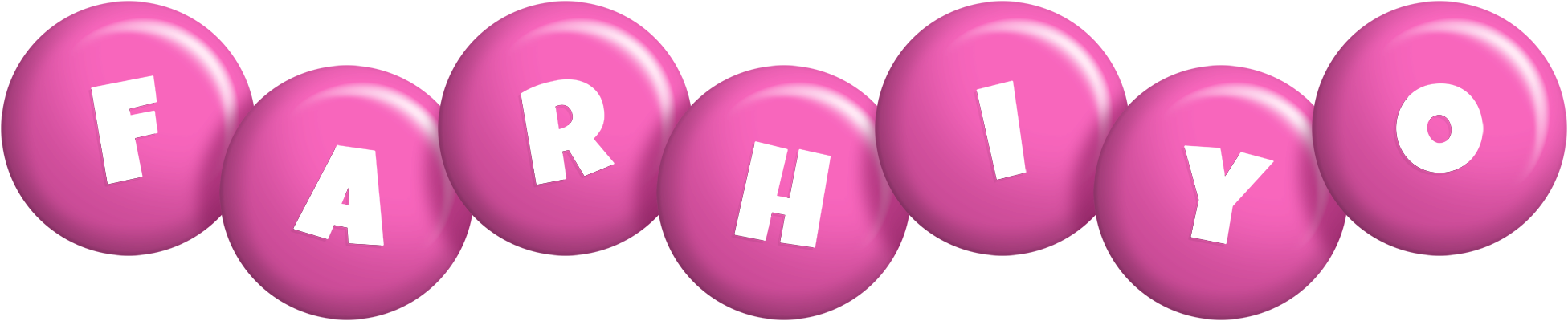 Farhiyo candy-pink logo