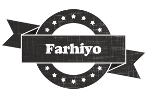 Farhiyo grunge logo