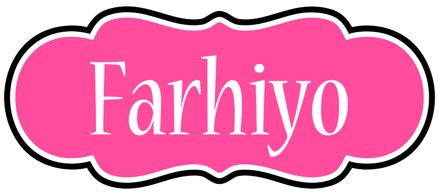 Farhiyo invitation logo