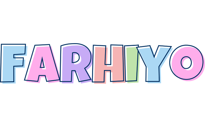 Farhiyo pastel logo