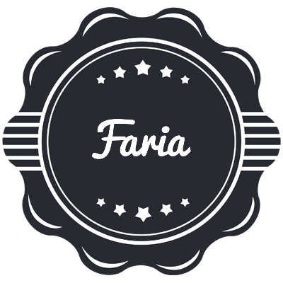 Faria badge logo