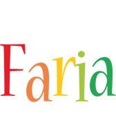 Faria birthday logo