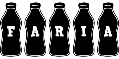 Faria bottle logo