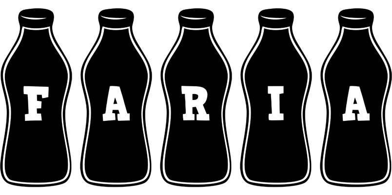 Faria bottle logo