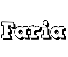 Faria snowing logo