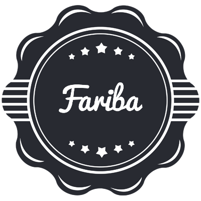 Fariba badge logo