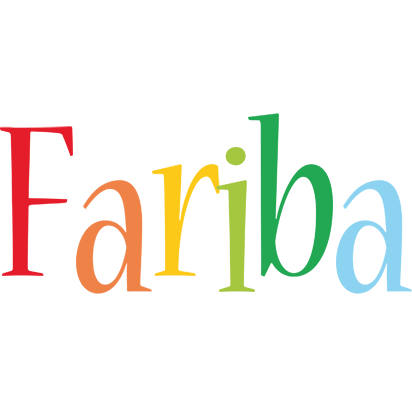 Fariba birthday logo