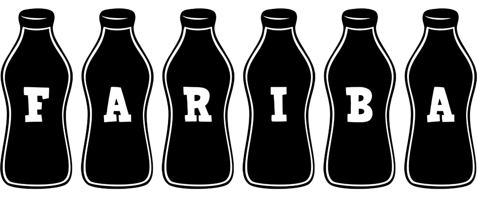 Fariba bottle logo