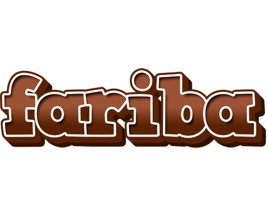 Fariba brownie logo