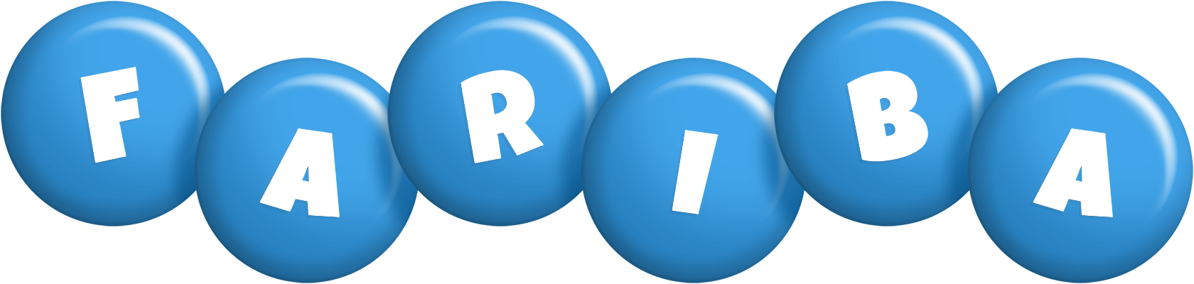 Fariba candy-blue logo