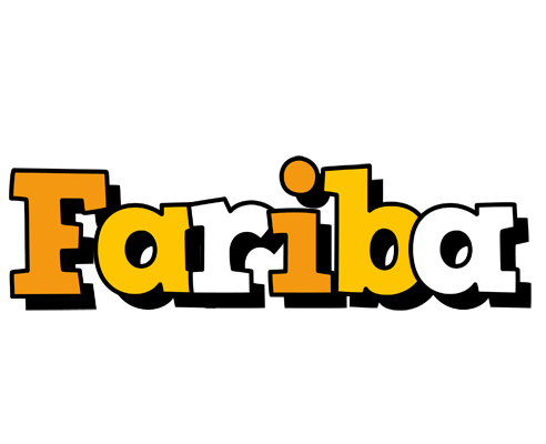 Fariba cartoon logo