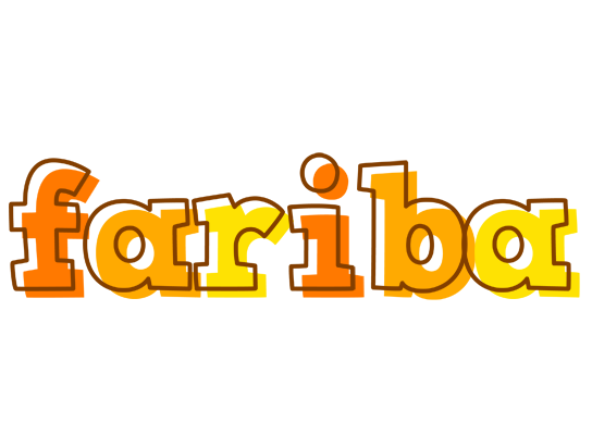 Fariba desert logo