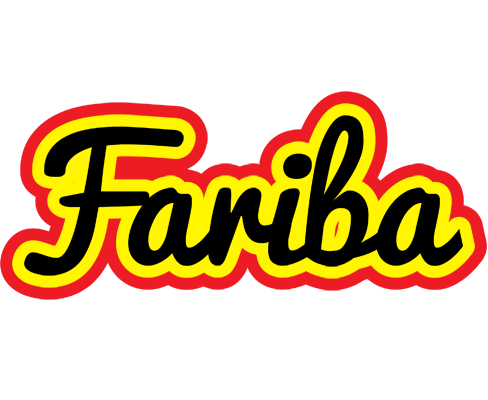 Fariba flaming logo