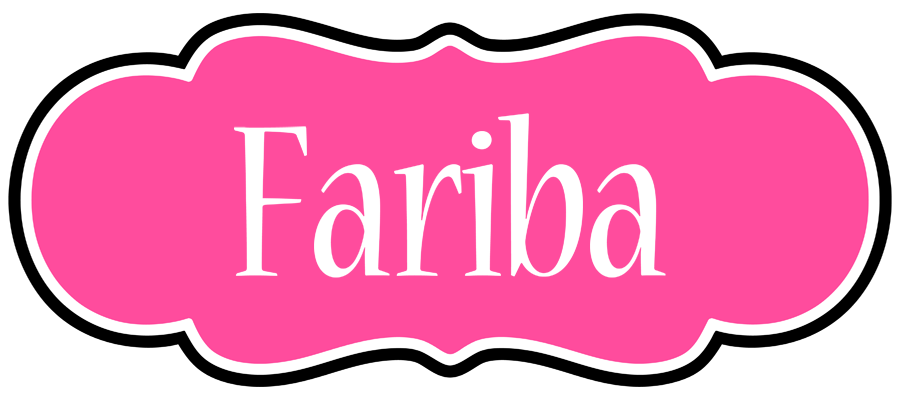 Fariba invitation logo