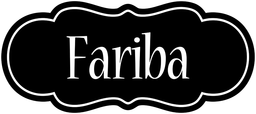 Fariba welcome logo