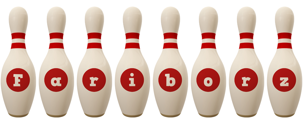 Fariborz bowling-pin logo