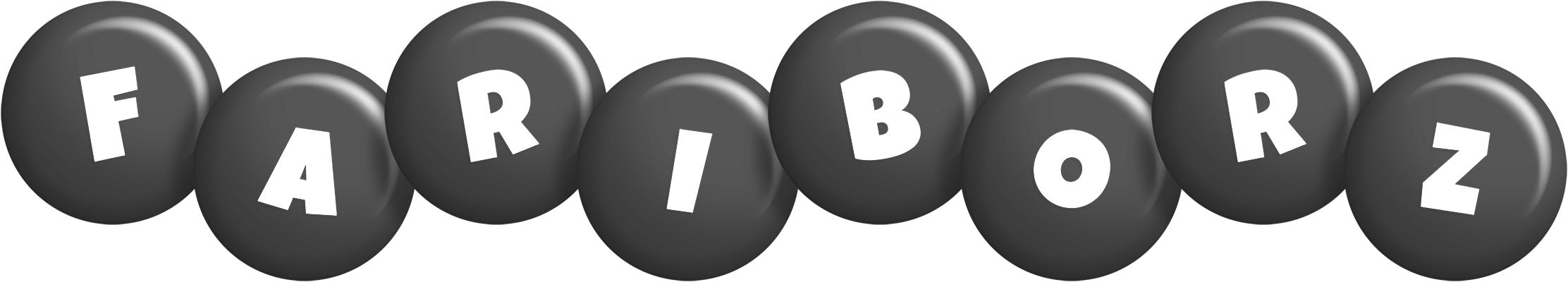 Fariborz candy-black logo