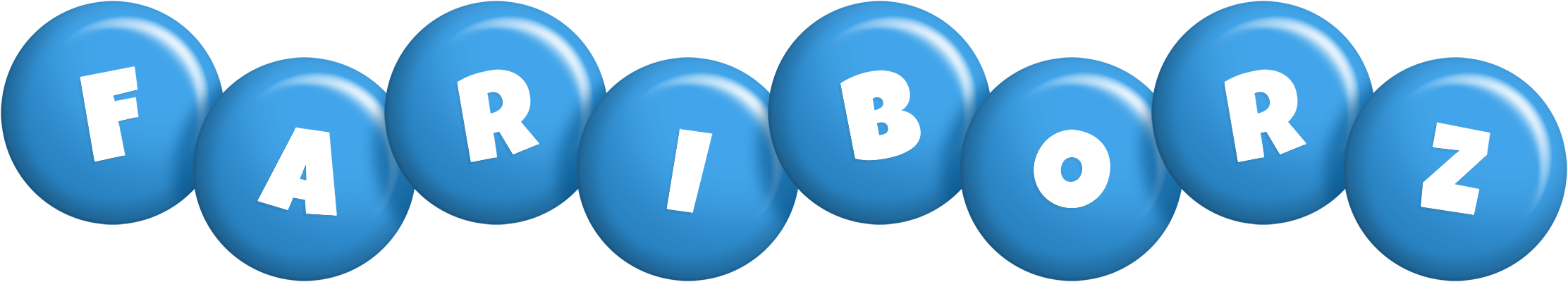 Fariborz candy-blue logo