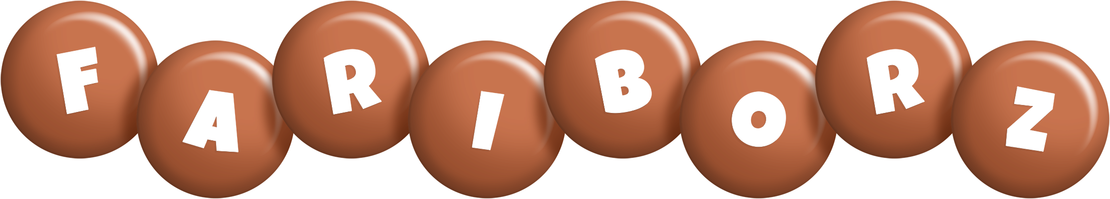 Fariborz candy-brown logo