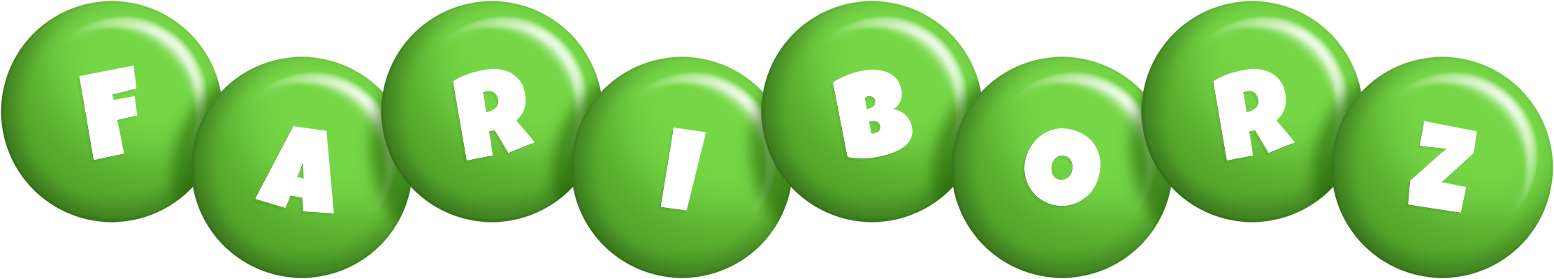 Fariborz candy-green logo