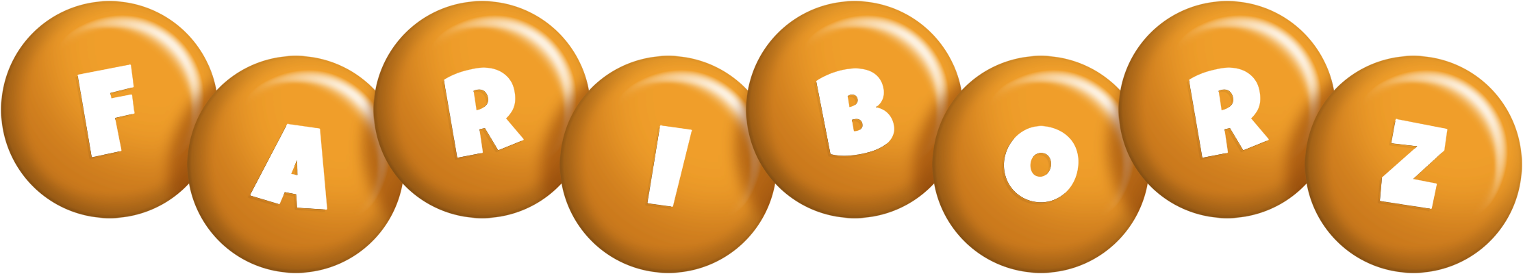 Fariborz candy-orange logo