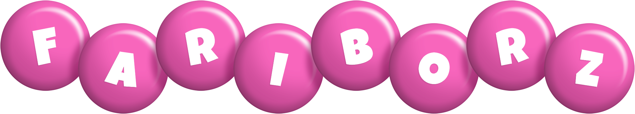 Fariborz candy-pink logo