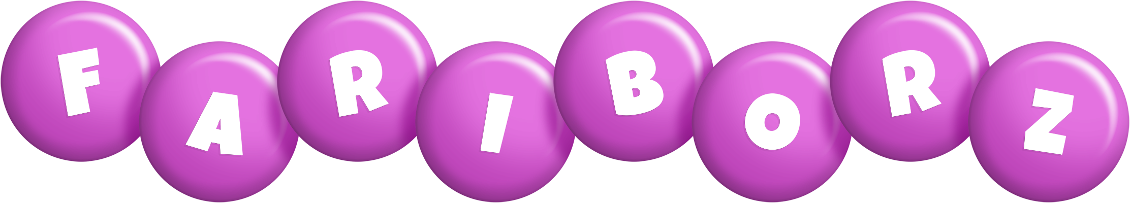 Fariborz candy-purple logo