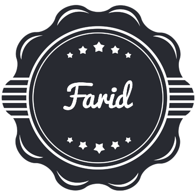 Farid badge logo