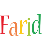 Farid birthday logo