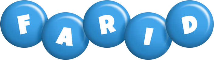 Farid candy-blue logo