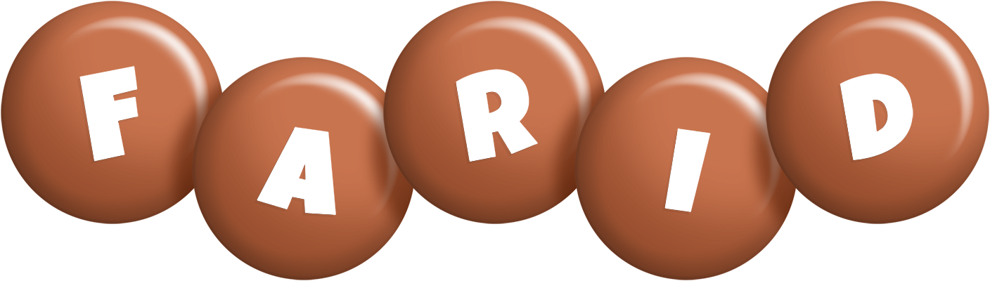 Farid candy-brown logo